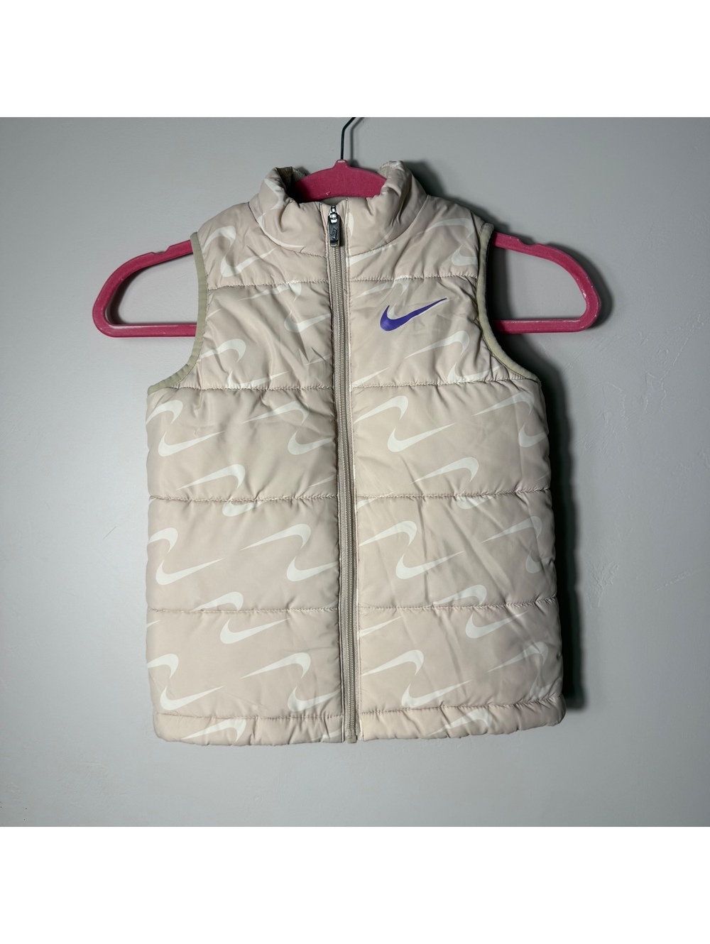 Nike Swoosh Print Puffer Vest | medium 5-6
